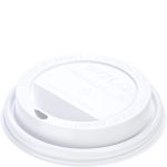 Dome White Plastic Cup Lid USF 4773354