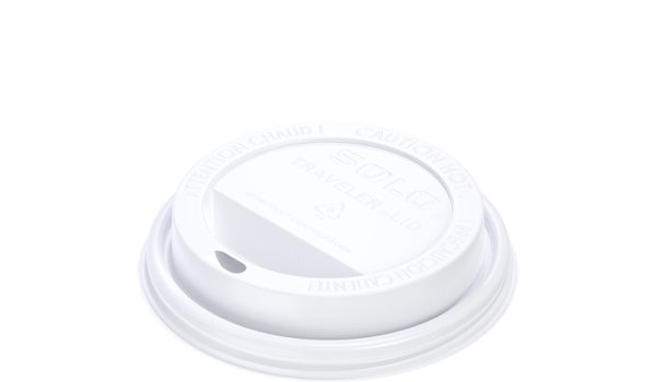 Dome White Plastic Cup Lid USF 4773354