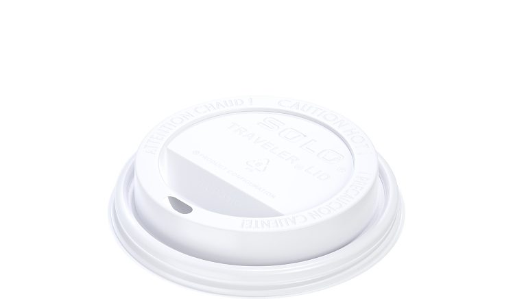 Dome White Plastic Cup Lid USF 4773354