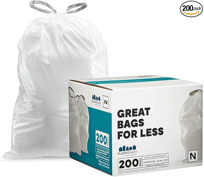 New House Trash Bag Plasticplace 13gal - AZ20813