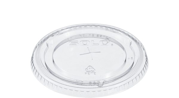 16oz Straw Slotted Plastic Clear Cup Lid USF 8627853