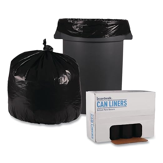 Black Trash Bag 33 Gallon 33x39inch - AZBoardwlk1.2mil