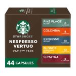 Starbucks by Nespresso Vertuo, Favorite Variety Pack Coffee and Espresso Pods AZ B08R4FRZ54