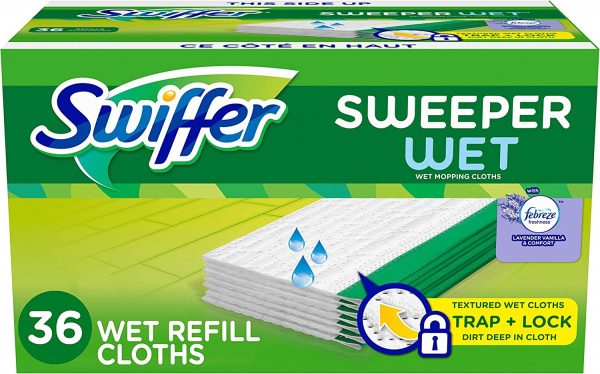 Swiffer Sweeper Wet Cloth 36 Count