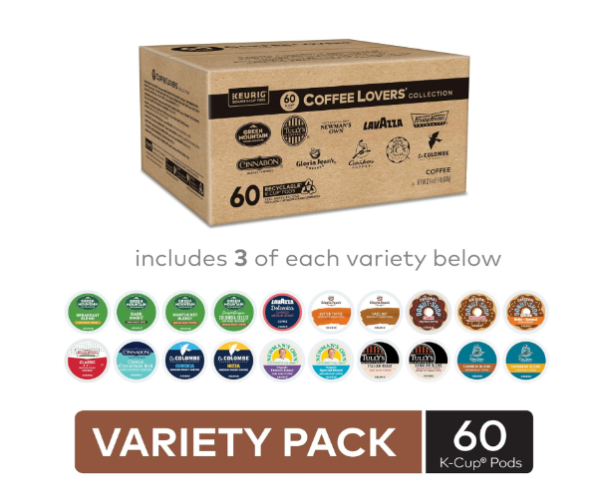 Keurig Coffee Lover's Collection Variety Pack K-Cup Pods AZ B0DCW6HDX7