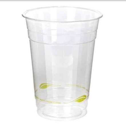 12 oz Plastic Compostable Clear Cold Cup USF 1170170