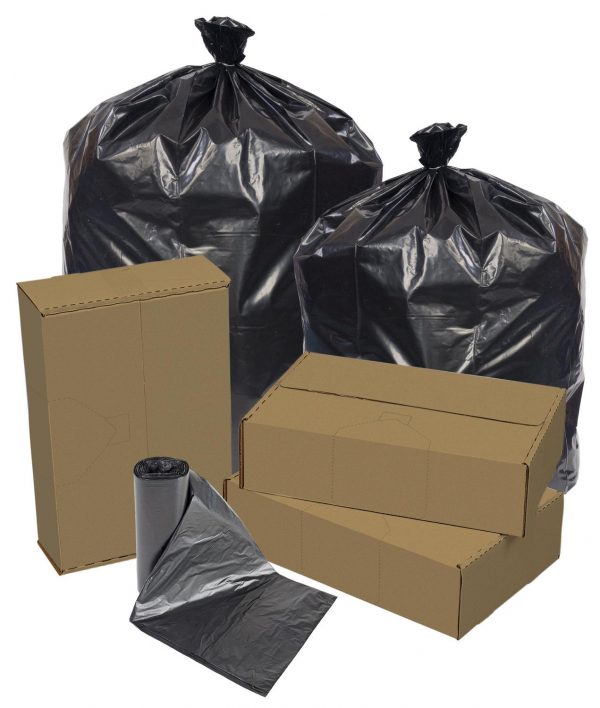 Black Trash Bags 55-60 Gal - 3781287