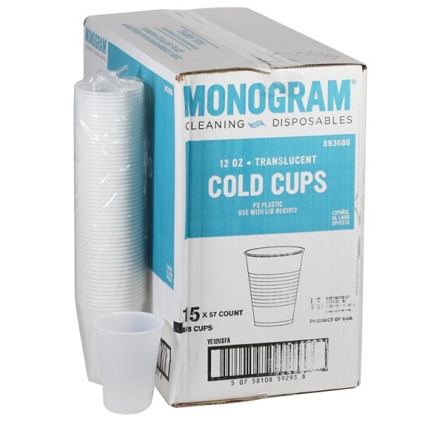 Plastic Cup 12oz Translucent - USF 2945822