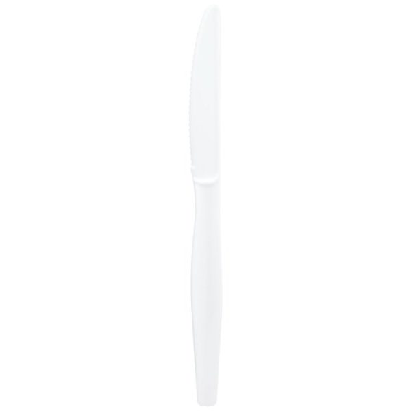 Plastic Knife Heavyweight White - USF8907180