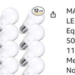 Light Bulb 12 Pack – AZ MAXvolador 100W Equivalent 1100 Lumen