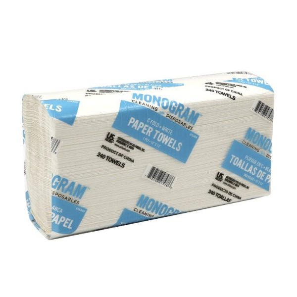 C Fold Paper Towel 1 Ply 10x13, USF 8596355